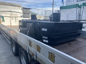 クレーン用ウェイト（8.9ｔ、3.4ｔ、2.7ｔ 　計15ｔ）